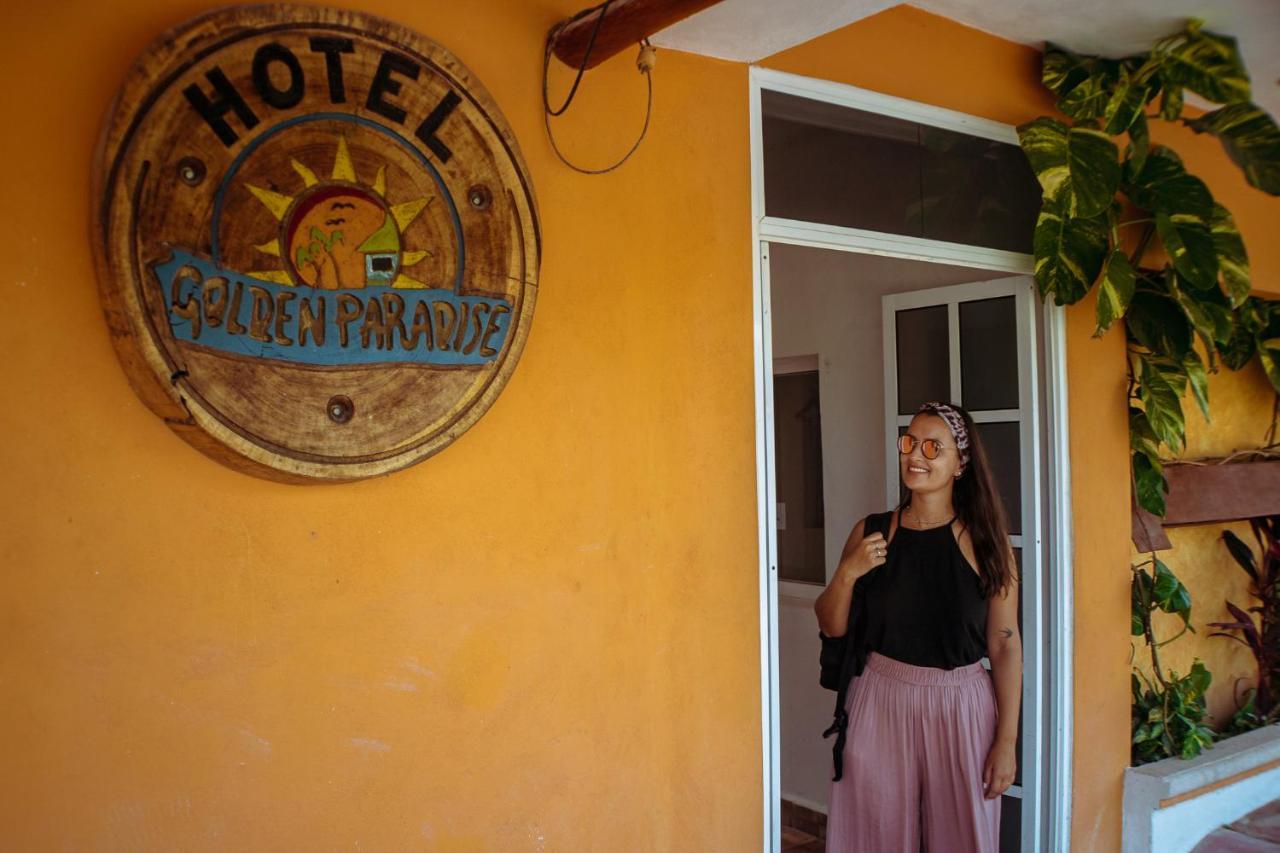 Hotel Golden Paradise Town Isola Holbox Esterno foto