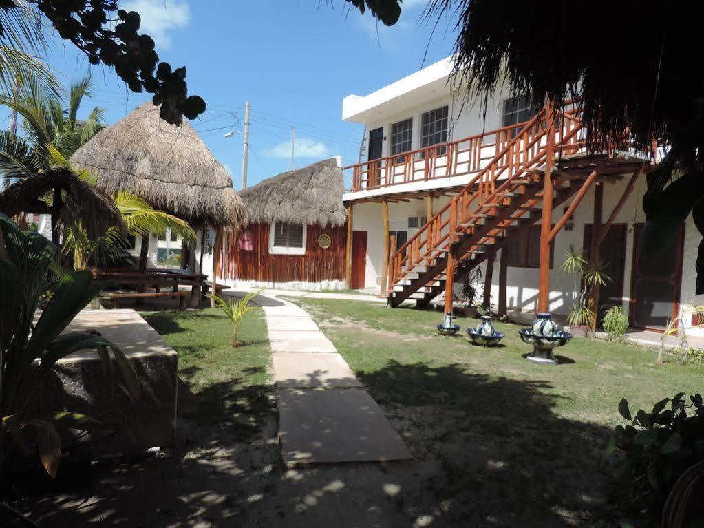 Hotel Golden Paradise Town Isola Holbox Esterno foto